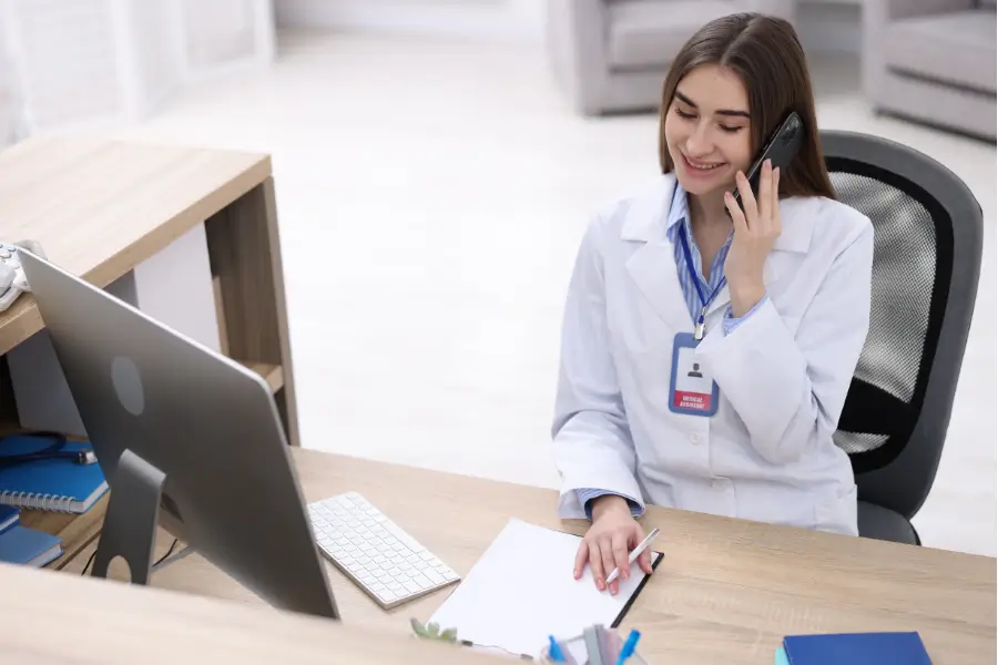 virtual receptionist for medical practice